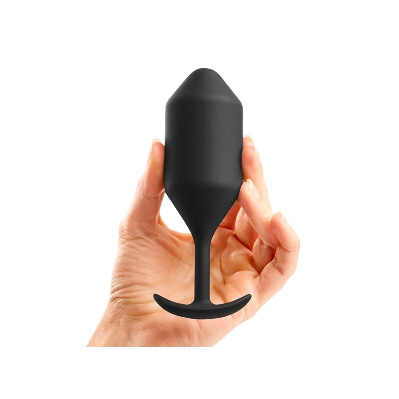 Plug analny - B-Vibe Snug Plug 4 Black